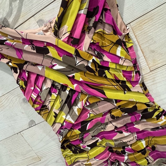 London times tiered floral sleeveless dress ❤️ - Picture 5 of 8